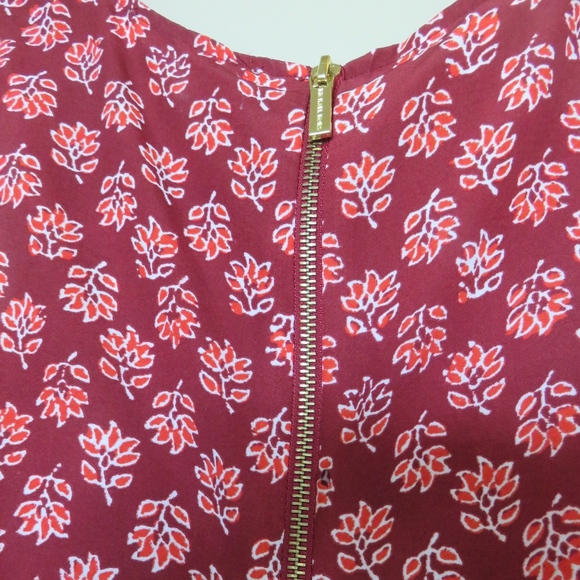 SOLD Michael Kors Paisley Printed Zip Back Tank S - Picture 3 of 5